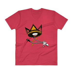 Vinyl King MxM V-Neck T-Shirt