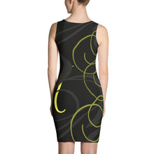 Load image into Gallery viewer, MxM Black and Gold Dress