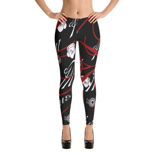 MxM Mixn Music Black Leggings