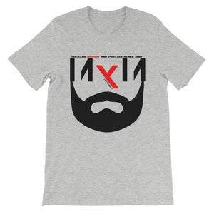 MXM GEAR} Beards and Parties Unisex short sleeve t-shirt