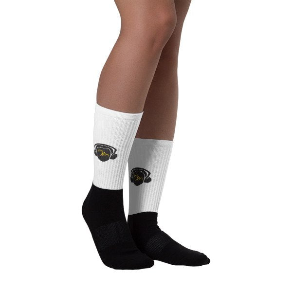 MXM GEAR Small Logo Black foot socks