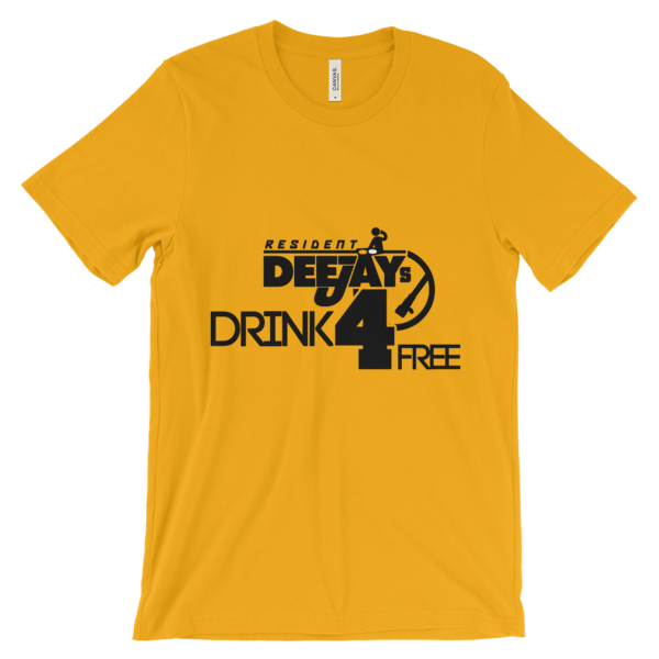 MXM DeeJay's Drink 4 Free Unisex short sleeve t-shirt