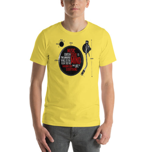 Music Mind and Soul Short-Sleeve Unisex T-Shirt
