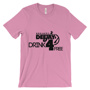 MXM DeeJay's Drink 4 Free Unisex short sleeve t-shirt