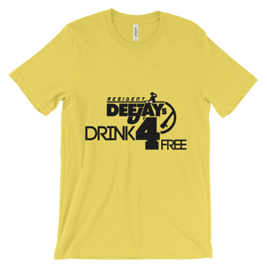 MXM DeeJay's Drink 4 Free Unisex short sleeve t-shirt